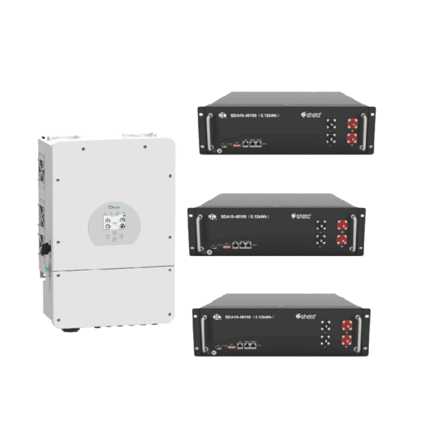 Deye 8 KW + 3x shoto batteries