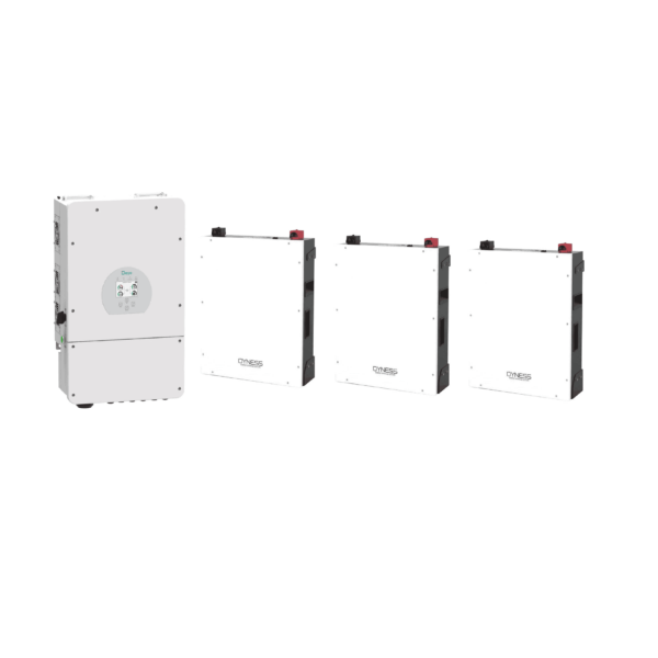 Deye 8KW + 3x Dyness 5.12kwh wall Mount
