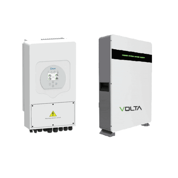Special Combo Deye 8KW Hybrid Inverter and Volta 10.2KWH Stage 3 battery