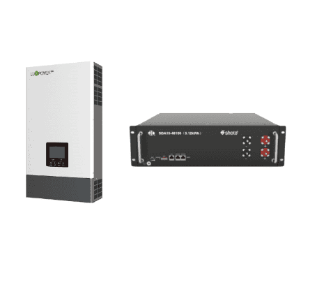 Luxpower SNA5000 and Shoto 5.1KWH Lithium-Ion Battery