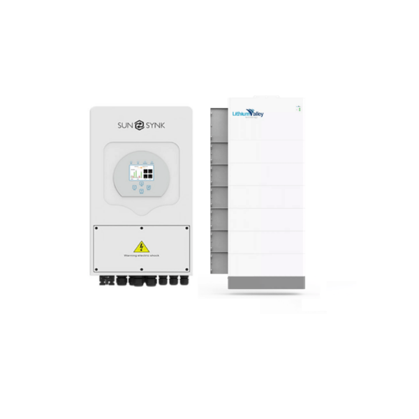 Sunsynk 5KW + 1x Lithium Valley 10.24kwh wall Mount
