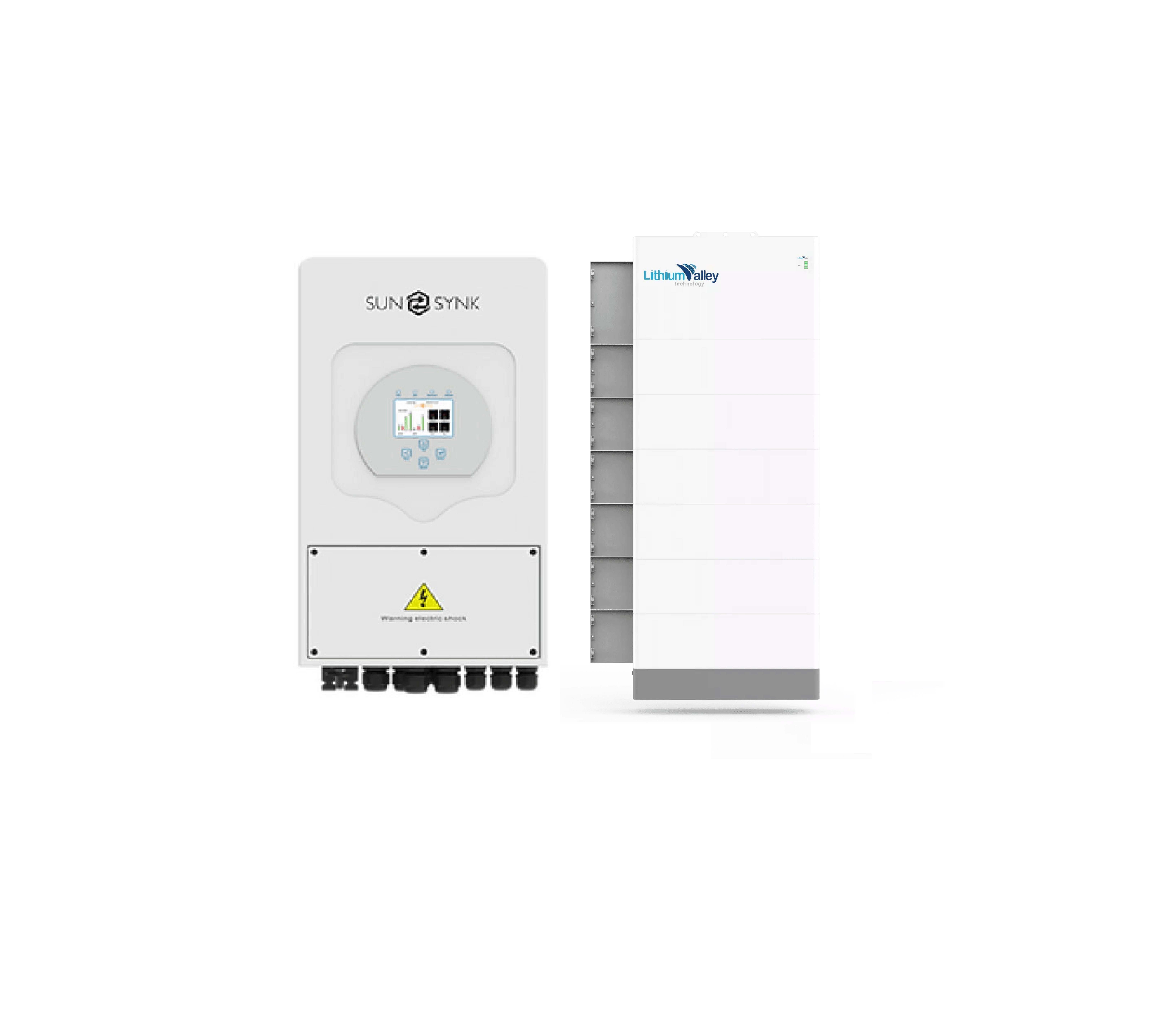 Sunsynk 5KW + 1x Lithium Valley 10.24kwh wall Mount
