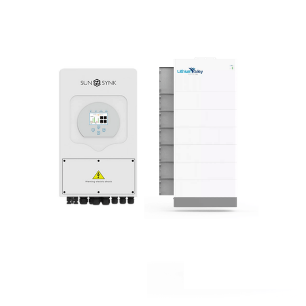 Sunsynk 5kw and lithium valley 5.12