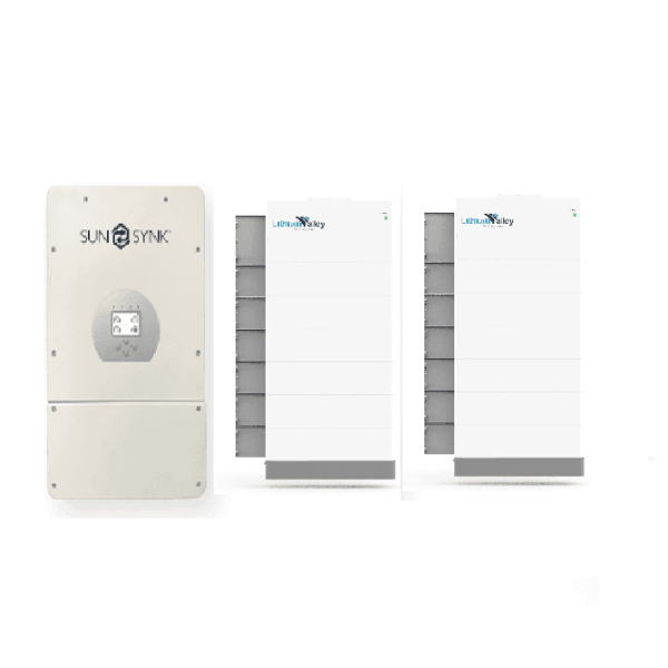 Sunsynk 8 +2X lithium valley 5.12