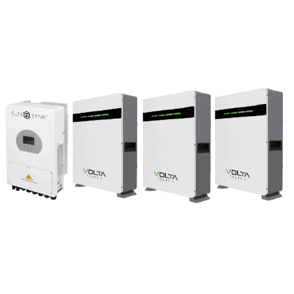 Sunsynk 8 and 3X volta stage 1