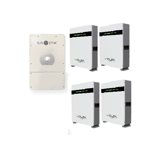 Sunsynk 8 and 4X volta stage 1