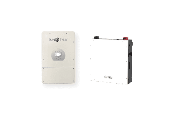 Sunsynk 8kW 1P Hybrid PV Inverter 48v C/W Wifi Dongle IP65 and 1 X Dyness 5.12kWh 100Ah LiFePo4 Lithium Ion Battery