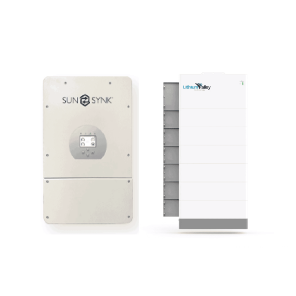 sunsynk 8+lithium valley